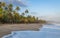 Gorgeous Caribbean beach. Costeno beach on the Caribbean coast of Colombia