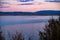 Gorgeous colors of the sky and lake in Flaming Gorge