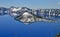 Gorgeous Crater lake on a spring day, Oregon