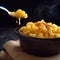 Gorgeous Fork Full of Creamy Homemade Mac-N-Cheese