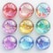 These gorgeous glass paperweights come in variety of colours, These gorgeous glass paperweights are great way to add