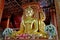 Gorgeous Golden Four-sided Seated Buddha Images of Wat Phumin Temple, a Famous Buddhist Temple in Nan Province, Thailand