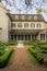 Gorgeous image of exterior architecture and grounds, George Eastman Museum, Rochester, New York, 2017