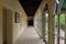 Gorgeous image of long corridor in historic hotel,King and Prince Beach and Golf Resort,St.Simons Island,2015