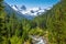 The gorgeous nature of the Roseg Valley Engadin, GraubÃ¼nden, Switzerland