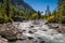 The gorgeous nature of the Roseg Valley Engadin, GraubÃ¼nden, Switzerland