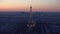 Gorgeous Paris night city view, illuminated Eiffel tower