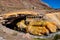 Gorgeous Puente del Inca ruins between Chile and Argentina