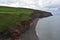 Gorgeous Red Sandstone Sea Cliffs Above Fleswick Bay