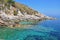 Gorgeous rocky bay on the island of Elba