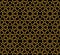 Gorgeous Seamless Arabic Pattern Design. Monochrome Gold Wallpaper or Background