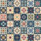 Gorgeous seamless pattern . Moroccan, Portuguese tiles, Azulejo, ornaments.