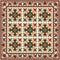 Gorgeous seamless pattern from tiles and border. Moroccan, Portuguese, Azulejo ornaments.