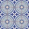 Gorgeous seamless pattern white Turkish, Moroccan, Portuguese tiles, Azulejo, Arabic ornament. Islamic art.