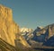 Gorgeous sunset tunnel view, Yosemite National Park.