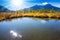 Gorgeous sunset on the Vermilion Lakes