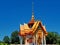 Gorgeous temple bathed in morning light