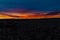 Gorgeous vibrant sunset shot over the desert in Utah