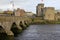 Gorgeous view of King John\'s Castle, 13th century castle on King\'s Island,Limerick,Ireland,Fall,2014