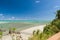 Gorgeous view of Maragogi beach with its crystal clear blue wate