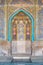 Gorgeous view of mihrab inside Seyyed Mosque, Isfahan, Iran