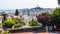 Gorgeous view over San Francisco landscape and street san lombard francisco.