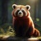 Gorgeous Wolf And Red Panda In Pixar Style - Full Body 8k+uhd