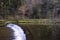 Gorges de l`Areuse, Noirague, Neuchatel, Switzerland, Europe. Beautiful romantic autumn landscape in Jura mountains. River with