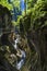 Gorges du Pont-du-Diable in Haute-Savoie, Portes du soleil