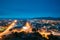 Gori, Shida Kartli Region, Georgia. Gori Cityscape In Evening Il