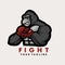 Gorilla Fight mascot