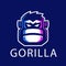 Gorilla gamers logo mascot logo