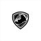 Gorilla head logo. Design the emblem for your business.