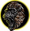 gorilla Head mascot sports logo.gorill Head mascot sports emblem illustration with