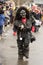 Gorilla mask running at Carnival parade, Stuttgart