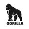 Gorilla monochrome logo.