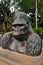 Gorilla statue at San Diego zoo