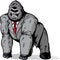 Gorilla in suit