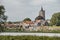 Gorinchem church and waterfront