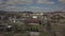 Gorlice, Poland - 3 9 2019: Panorama of a small European medieval city at the present time. View from the drone or quadrocopter on