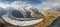 Gorner Glacier (Gornergletscher) and Matterhorn