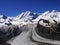 The Gorner Glacier, majestic view Switzerland