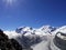 The Gorner Glacier, majestic view Switzerland