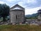 Gornji Milanovac Takovo Serbia Church of Saint John with old graves village Dici