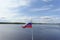 Gorodets, Russia. - June 2.2016. View of the upper Gorodetsky gateways to the Volga River.