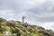 Gortmore, Northern Ireland, UK - September 18 2022 : Manannan Mac Lir Statue by John Darre Sutton - He is a warrior and