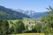 Gosau village in the dell, Austria