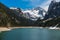 Gosausee Vorderer lake Landscape in Spring