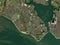 Gosport, England - Great Britain. Low-res satellite. No legend