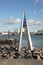 Gosport waterfront tide clock